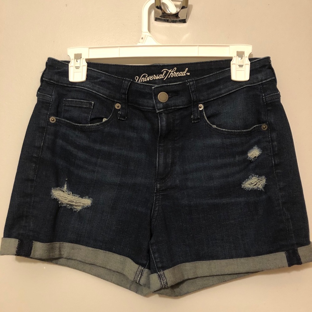 Universal Thread dark wash denim shorts